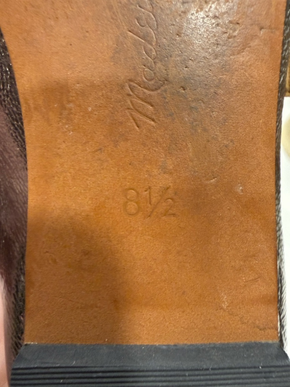 Madewell Leather Mary Jane Flats - Pewter - Picture 5 of 12